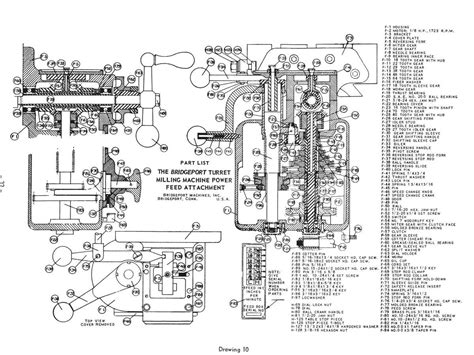 bridgeport milling machine wiring diagram